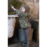 Mikk-Line Burnt Olive Polyester Baby Jakke AOP