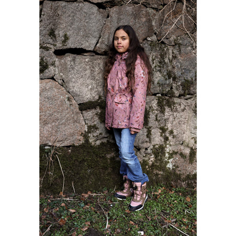 Mikk-Line Burlwood Polyester Girls Jakke AOP Floral