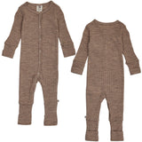 Müsli Walnut Melange Woolly Rib Onesie