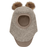 Huttelihut Camel Melange Elefantlue Ull Alpaca Pompoms