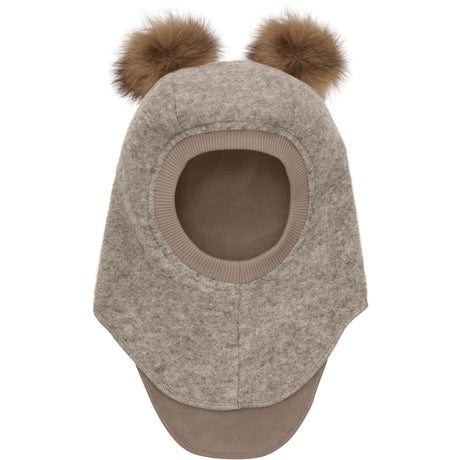 Huttelihut Camel Melange Elefantlue Ull Alpaca Pompoms