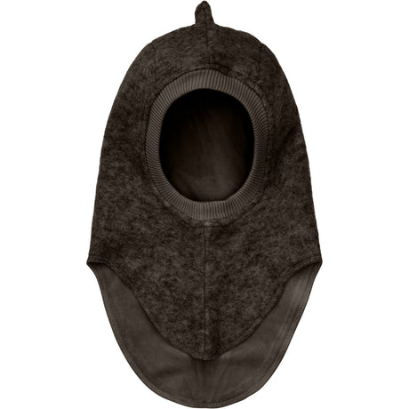 Huttelihut Dark Brown Melange Elefantlue Triangles Ull