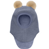 Huttelihut Folkstone Gray Elefantlue Ull Alpaca Pompoms