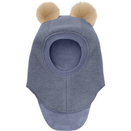 Huttelihut Folkstone Gray Elefantlue Ull Alpaca Pompoms