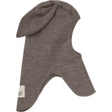 Huttelihut Brown Melange Elefantlue Ears Ull Rib