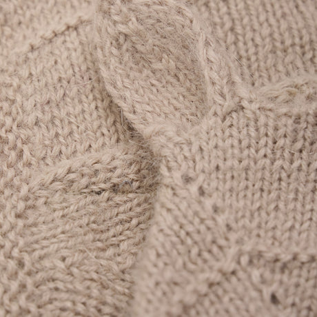 Huttelihut Mahogany Rose Bonnet Ears Alpaca Ull Strikk