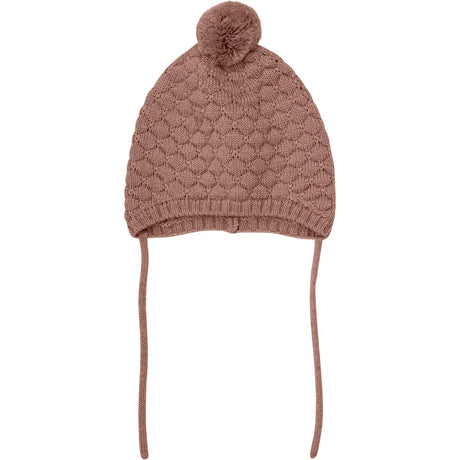 Huttelihut Burlwood Bonnet Ull Strikk Pompom