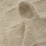 Huttelihut Camel Melange Bonnet Ears Alpaca Ull Strikk