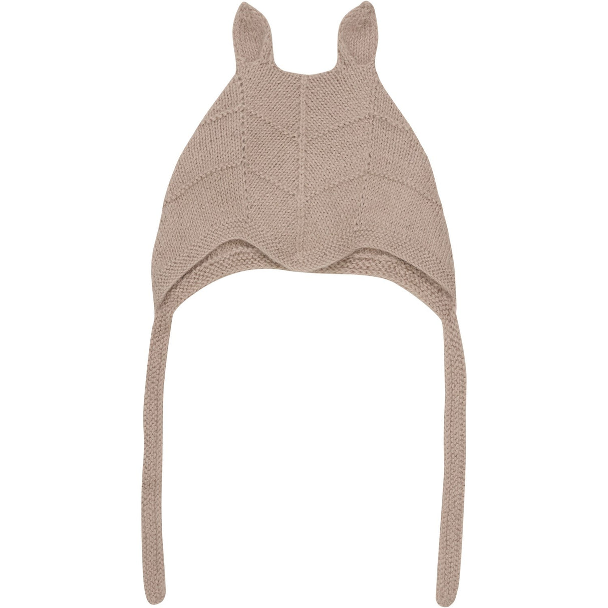 Huttelihut Mahogany Rose Bonnet Ears Alpaca Ull Strikk