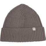 Huttelihut Brown Melange Beanie Ull Strikk