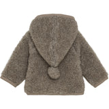 Huttelihut Camel Melange Jakke Pixie Ull Teddybjørn W. Lin