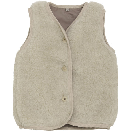 Huttelihut Cement Vest Ull Teddybjørn W. Lining