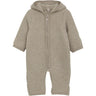 Huttelihut Camel Melange Pram Drakt Ears Ull Fleece