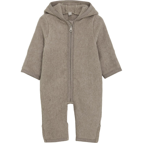 Huttelihut Savannah Melange Pram Drakt Ears Bomull Fleece