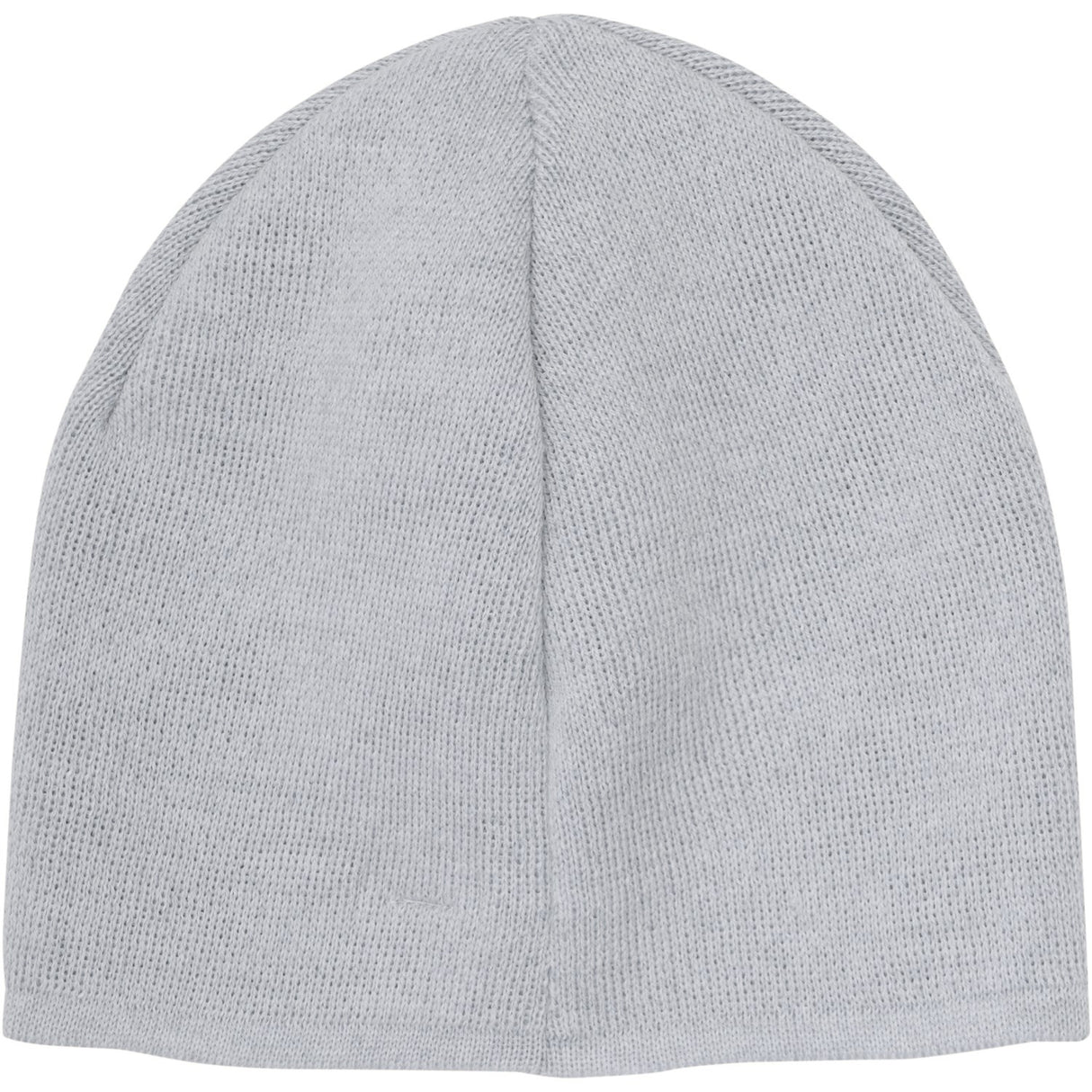 Huttelihut Medium Grey Melange Beanie Solid Ull Strikk