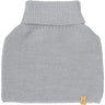 Huttelihut Medium Grey Melange Nakkevarmer Ull Strikk