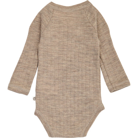 Müsli Balsam Melange Woolly Rib Omslags L/S Body