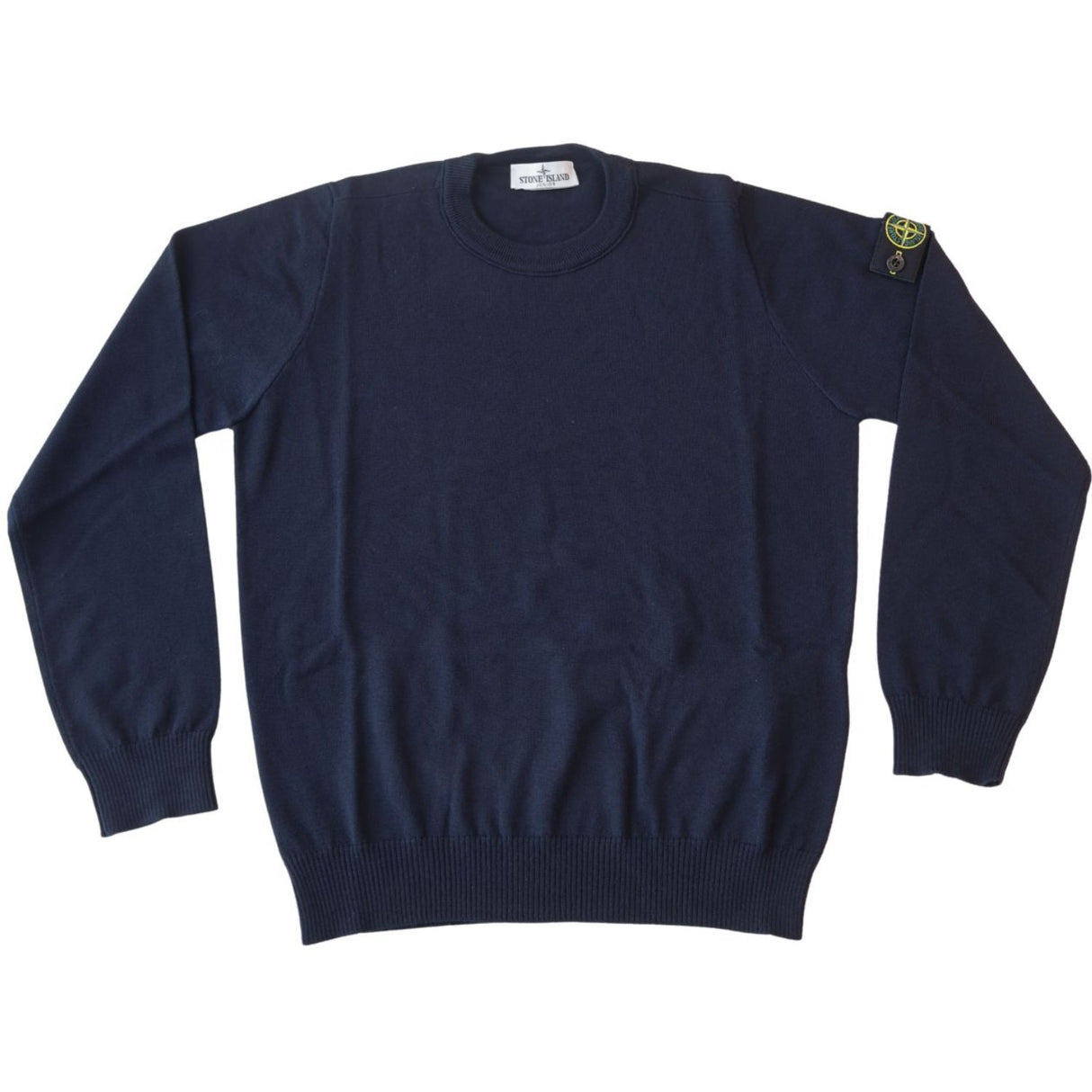 Stone Island Navy Blue Crew Neck