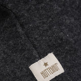 Huttelihut Dark Grey Melange Elefantlue Triangles Ull