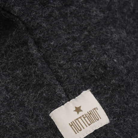 Huttelihut Dark Grey Melange Elefantlue Triangles Ull