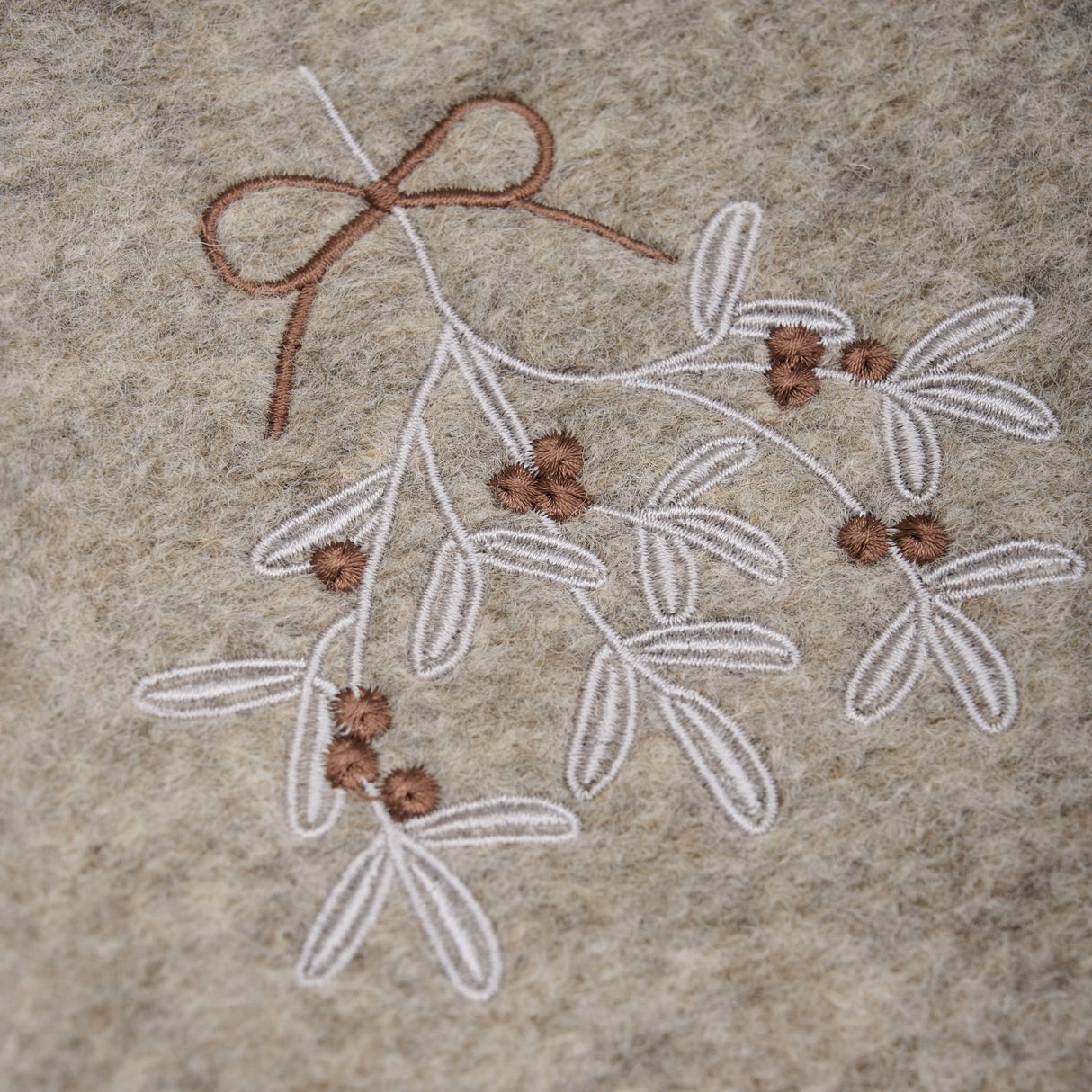 Huttelihut Camel Melange Elefantlue Emb. Ull