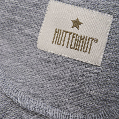 Huttelihut Medium Grey Melange Elefantlue Ears Ull Rib
