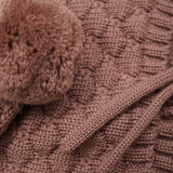 Huttelihut Burlwood Bonnet Ull Strikk Pompom