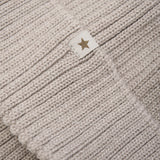 Huttelihut Camel Melange Beanie Ull Strikk