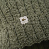 Huttelihut Beetle Lue Strikk Alpaca Pompom