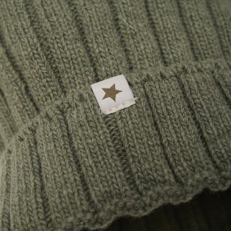 Huttelihut Beetle Lue Strikk Alpaca Pompom