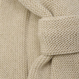 Huttelihut Sand Melange Pannebånd Ull Strikk