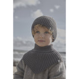 Huttelihut Brown Melange Beanie Ull Strikk