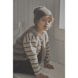 Huttelihut Camel Melange Vest Ull Teddybjørn W. Lining