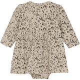 Minymo Smoke Gray Kjole LS AOP Sweat