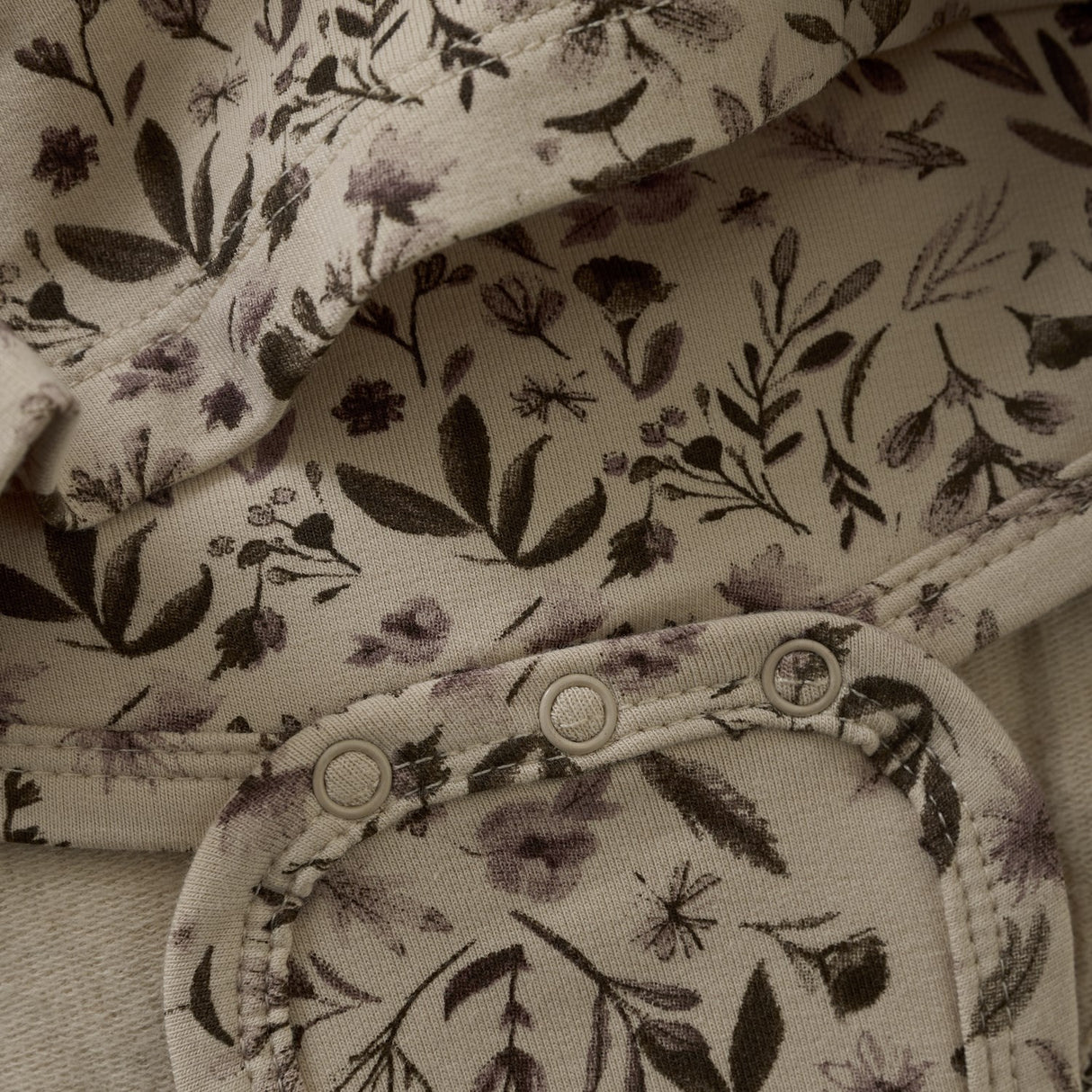 Minymo Smoke Gray Kjole LS AOP Sweat