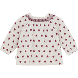 Minymo Eggnog Bluse LS AOP