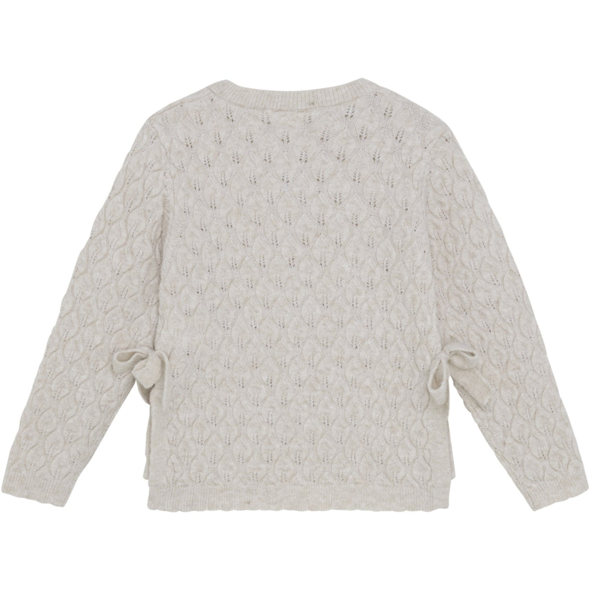 Minymo Smoke Gray Pullover LS Strikk