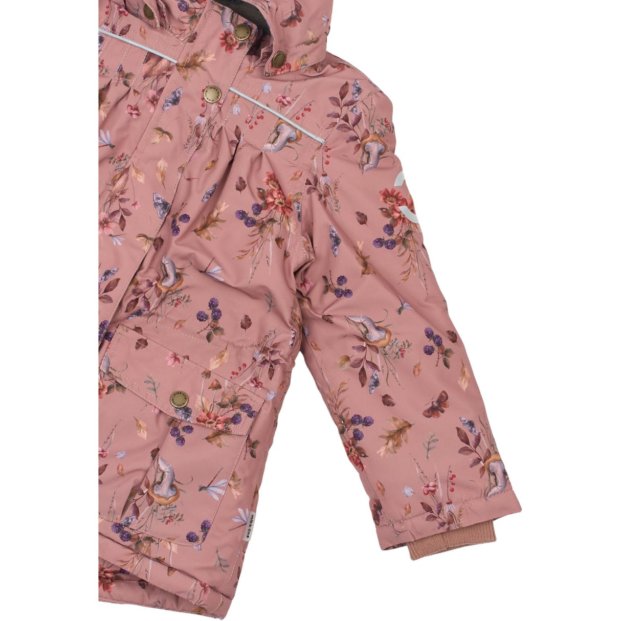 Mikk-Line Burlwood Polyester Girls Jakke AOP Floral