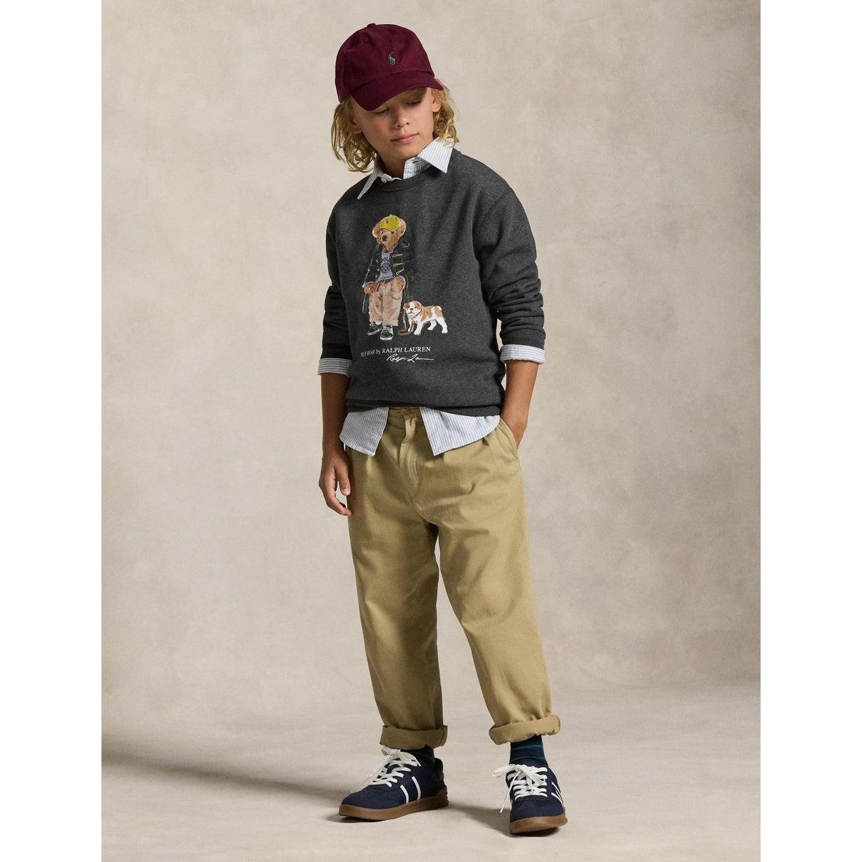 Polo Ralph Lauren Windsor Heather Boy Collegegenser
