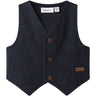 Name It Navy Blazer Check Nbmrobino Waistcoat