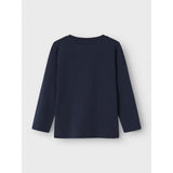 Name It Navy Blazer Nmmstellan Paw Ls Top Cplg