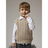 Name It Island Fossil Nmmroman Strikk Slipover