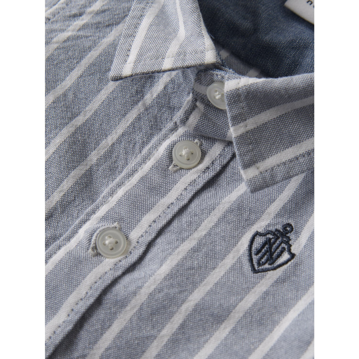 Name It Flint Stone Thin Stripe - Bright White Nbmrekid Shirtbody