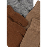 Konges Sløjd Grey Melange/Beige/Brown 3 Pakke Filla Votter