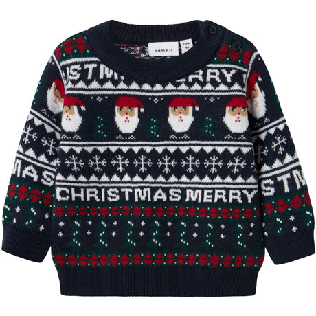 Name It Dark Sapphire Nbnrastokka Ls Knit