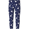 Name It Beacon Blue Swans Nmfdavina Aop Swe Leggings Bru