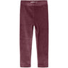 Name It Burgundy Nmfveloa Velvet Leggings