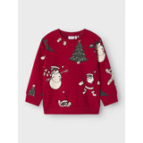 Name It Jester Red Nmmroka Ls Nreg Sweat Bru Box