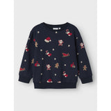 Name It Navy Blazer Nmnrohom Ls Nreg Sweat Bru