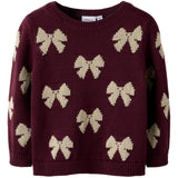 Name It Burgundy Nmfrekka Ls Knit